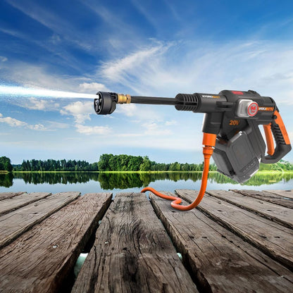HIDROLIMPIADORA WORX NITRO HYDROSHOT 20V - MOTOR BRUSHLESS 56 BAR CON BATERÍA 4.0Ah Y CARGADOR