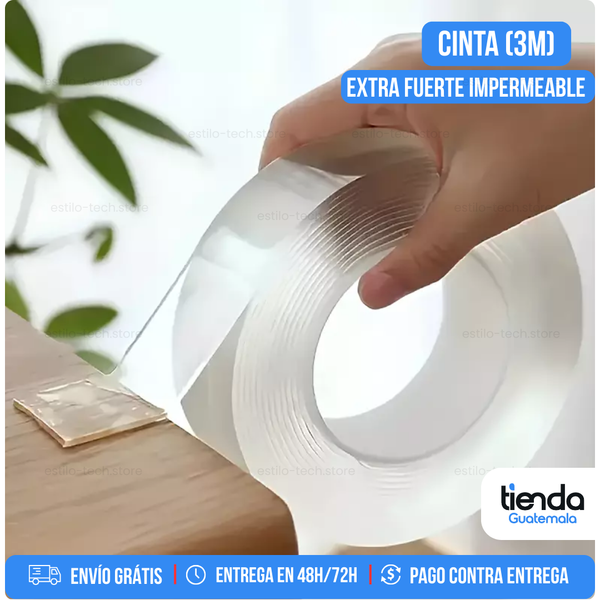 TAPEMAGIC - Cinta Doble Extra Fuerte Impermeable - 3M